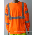 orange long sleeve high visibility reflective shirt